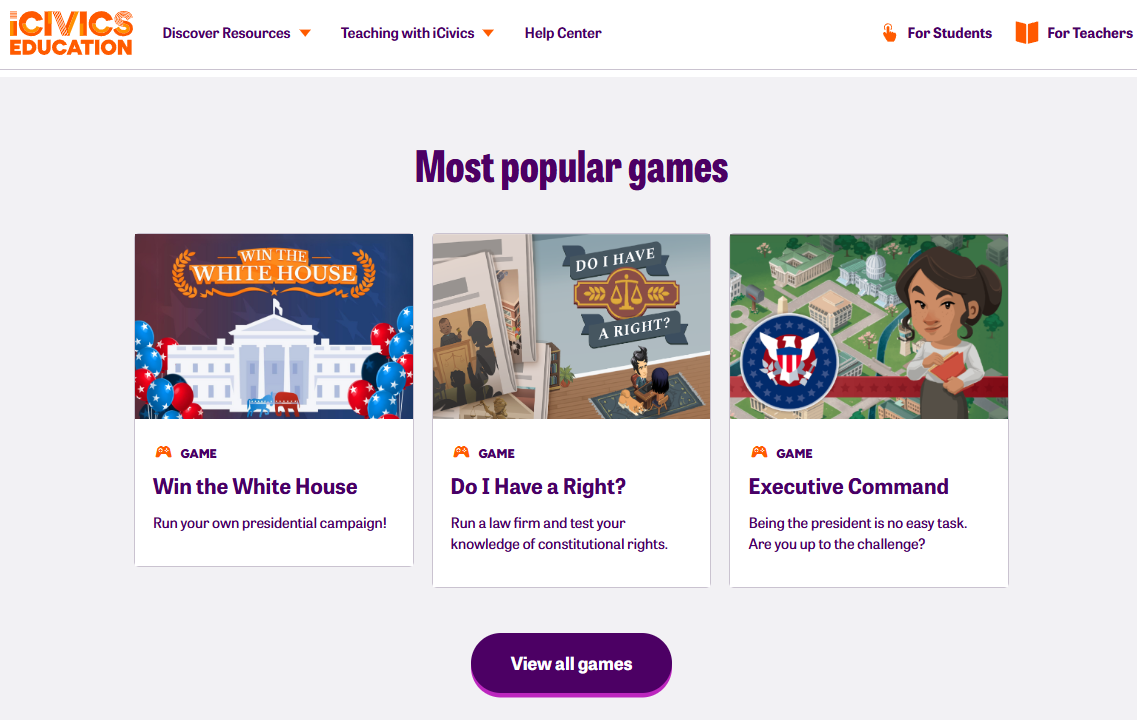 iCivics games