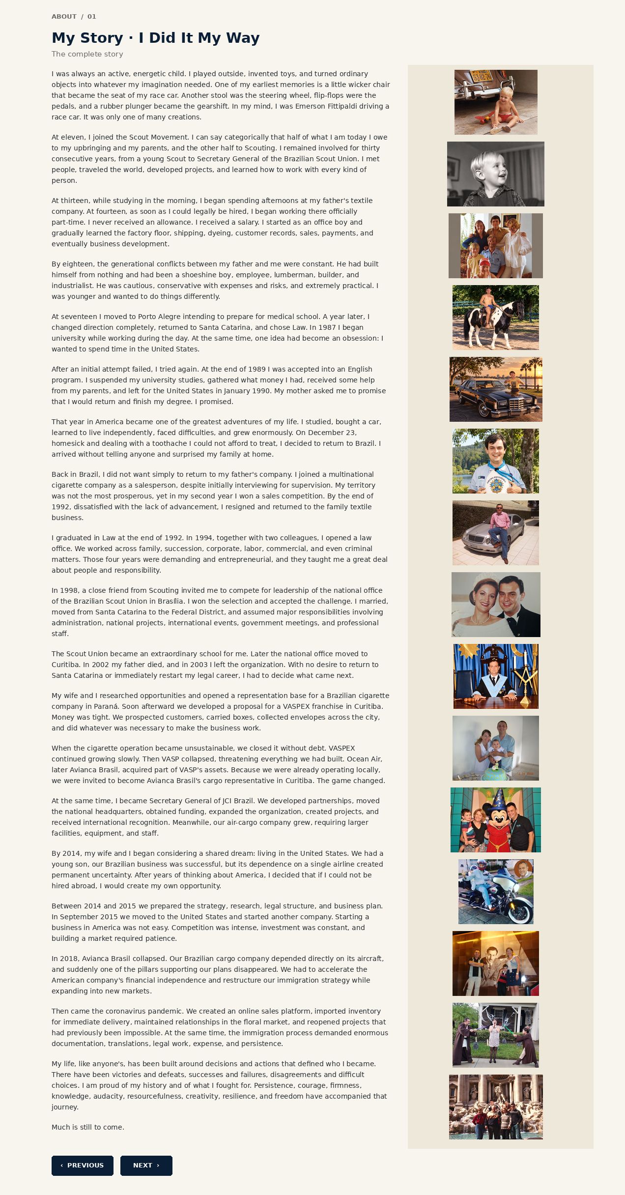 My Story: I Did It My Way